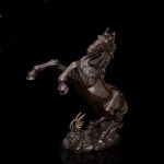 n/a Office Decoration Usage Bronze Metal Horse Statue Custom Antique Jumping Bronze Horse Sculpture Figurines - Image 4