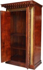 Antique Indian Brass Work Indian Solid Wood Heritage Brass Door Large Cabinet, Cabinet Storage Units Indian Solid Wood,Living Room Bedroom Furniture,Modern Cabinet - Image 3