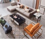 TREXD Antique Imported Leather Three-Person Sofa Recliner Full-Size Sofa Bed Sofa Combination Furniture - Image 2