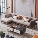 TREXD Antique Imported Leather Three-Person Sofa Recliner Full-Size Sofa Bed Sofa Combination Furniture - Image 4