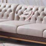 TREXD Antique Imported Leather Three-Person Sofa Recliner Full-Size Sofa Bed Sofa Combination Furniture - Image 6