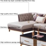 TREXD Antique Imported Leather Three-Person Sofa Recliner Full-Size Sofa Bed Sofa Combination Furniture - Image 7