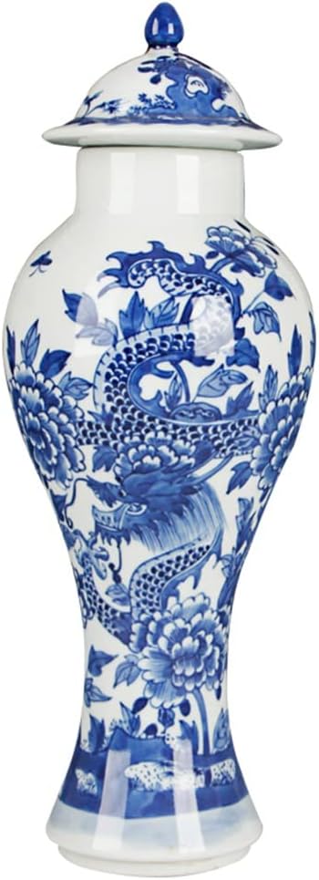 251228015332125_1 ZSEDP Handpainted Blue and White Antique Jar Porcelain Ceramic Storage Tank Decoration Tea Snacks Jar - Image 1