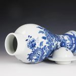 ZSEDP Handpainted Blue and White Antique Jar Porcelain Ceramic Storage Tank Decoration Tea Snacks Jar - Image 3