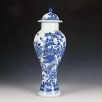 ZSEDP Handpainted Blue and White Antique Jar Porcelain Ceramic Storage Tank Decoration Tea Snacks Jar - Image 5