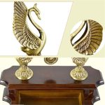ZLXDP European Antique Mute Desk Clock Large Living Room Quartz Clock Atmospheric Brass Accessories Clock Pendulum Clock Gifts - Image 5
