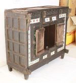 THE D.N.A. GROUP Antique Indian Wooden Damchiya Storage Box for Home and Table Décor - Image 5