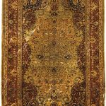 Yilong Carpet 3x5ft Pure Hand Knotted Silk Tapestry Iranian Antique Rug Art Decor Rug