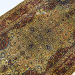 Yilong Carpet 3x5ft Pure Hand Knotted Silk Tapestry Iranian Antique Rug Art Decor Rug - Image 3