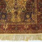 Yilong Carpet 3x5ft Pure Hand Knotted Silk Tapestry Iranian Antique Rug Art Decor Rug - Image 4