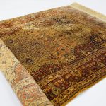 Yilong Carpet 3x5ft Pure Hand Knotted Silk Tapestry Iranian Antique Rug Art Decor Rug - Image 6