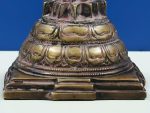 3" Shri Yantra with Beads Japa Mala in Brass | Handmade | Made in India - Brass - Color Antique Natutalbrass - Image 5