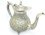 Rajasthan Gems 3 Pc/Set Tea Set Handmade Antique Alloyed Silver Tea Pot Milk Pot Sugar Pot - 1 - Image 3