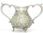 Rajasthan Gems 3 Pc/Set Tea Set Handmade Antique Alloyed Silver Tea Pot Milk Pot Sugar Pot - 1 - Image 8