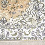 Yilong Carpet 6x9ft Silk Handwoven Rugs Persian Antique Carpets Home Decor Rugs (Yellow 1) - Image 5