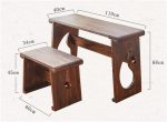 LIRUXUN Wooden Piano Console Table Rectangle Antique Furniture Living Room Oriental Wood Tea Table Writing Drawing - Image 3