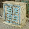 Whitewash/Blue Finish