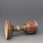 ZSEDP Jingdezhen Enamel Flower Pattern Candlestick Jingdezhen Old Antique Porcelain Ornaments - Image 2