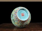 ZSEDP Chinese Style Antique Green Ceramic Flower Vase Collection Jingdezhen Porcelain Gourd Decoration Vase - Image 5