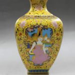 ZSEDP Antique Enamel Vase Pattern Rare Jingdezhen Porcelain Flower Vase for Decoration - Image 2