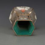 ZSEDP Jingdezhen Antique Enamel Square Vases Flowers and Birds Pattern Ancient Porcelain - Image 2