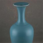 ZSEDP Chinese Style Classic Blue Glaze Handmade Antique Ceramic Tabletop Flower Vase Decorative Vase - Image 5