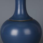 ZSEDP Blue Inlaid Gold Vase Antique Porcelain Study Ornaments Collection Home Decorations - Image 3