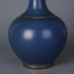 ZSEDP Blue Inlaid Gold Vase Antique Porcelain Study Ornaments Collection Home Decorations - Image 5