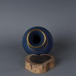 ZSEDP Blue Inlaid Gold Vase Antique Porcelain Study Ornaments Collection Home Decorations - Image 6