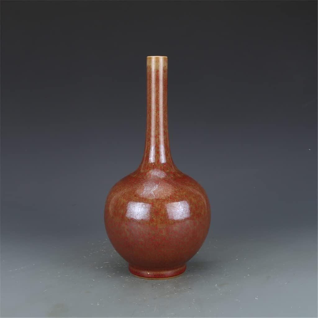 260105035559875_1 ZSEDP Red Kiln Change Bell Ringer Porcelain Vase Antique Collection Ornaments - Image 1