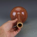 ZSEDP Red Kiln Change Bell Ringer Porcelain Vase Antique Collection Ornaments - Image 2