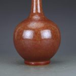 ZSEDP Red Kiln Change Bell Ringer Porcelain Vase Antique Collection Ornaments - Image 5