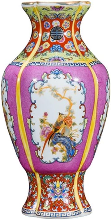 260105035559885_1 ZSEDP Jingdezhen Ceramic Vase Decoration Antique Enamel Porcelain Fishtail Vase Gift Classical Home - Image 1