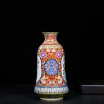 ZSEDP Jingdezhen Antique Enamel Vase with Flowers and Birds Pattern Ancient Porcelain - Image 2