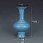 ZSEDP Hand-Made Ornaments of Antique Porcelain Vase Blue Vases Home Decoration - Image 3