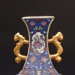 ZSEDP Jingdezhen Ceramic Antique China Porcelain Double Eeared Enameled Square Flat Vase - Image 6