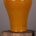 ZSEDP Jingdezhen Yellow Glaze Meiping Vase Antique Vase Collection Home Furnishings - Image 6