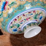 HOUKAI Antique Chinese Style Noble Enamel Porcelain Nobility Palace Decoration Handpainted Gold Ceramic Ginger Jar - Image 3