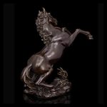MJWDP Office Decoration Usage Bronze Metal Horse Statue Custom Antique Jumping Bronze Horse Sculpture Figurines - Image 6