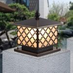 ZJHYXYH E27 Exterior Outdoor Post Lantern Antique Pillar Lights Square Outside Door Column Headlight Weatherproof IP55 Decorative - Image 3