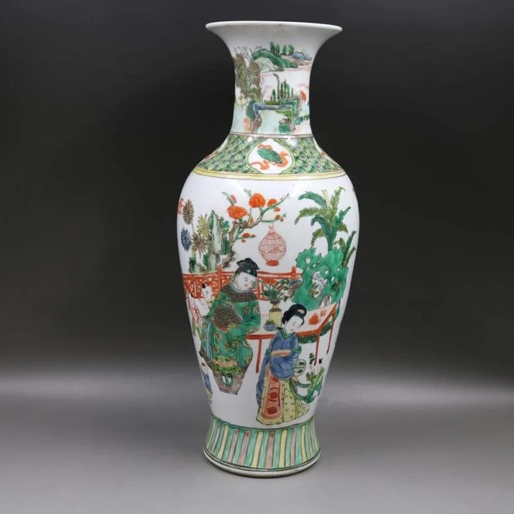 260106101934891_1 DSHGDJF Jingdezhen Antique Large Ceramic Vasr The Story of Ancient Colorful Figures in Kangxi Period of Qing Dynasty - Image 1