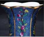 ZHYH Jingdezhen Porcelain Enamel Floor Vase Rose Vase Flower Arrangement Antique Chinese Style Living Room Antique - Image 4