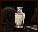 ZSEDP Antique Jingdezhen China Ceramic Vase Chinese Style Pierced Vase - Image 3