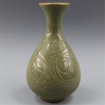 ZSEDP Kiln Carved Patterns Jade Pots Vase Antique Porcelain Ornaments Collection