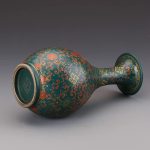 ZSEDP Classic Antique Chinese Style Porcelain Green Glaze Enamel Jingdezhen Flower Vase for Collections - Image 2