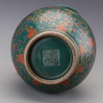 ZSEDP Classic Antique Chinese Style Porcelain Green Glaze Enamel Jingdezhen Flower Vase for Collections - Image 5