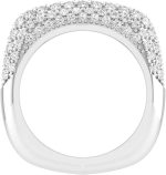 VVS Certified Antique Square Design 18K White Gold/Yellow Gold/Rose Gold With 1.58 Carat Round Shape Natural Diamond Wedding Ring For Men - Image 2