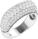 VVS Certified Antique Square Design 18K White Gold/Yellow Gold/Rose Gold With 1.58 Carat Round Shape Natural Diamond Wedding Ring For Men - Image 4