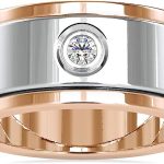 VVS Diamond Wedding Band Ring with Antique Design Round Natural Diamond in 14K White/Yellow/Rose Gold Eternity Ring for Women | Natural Diamond Wedding Ring for Her | Bridal Ring (0.1 Ct, IJ-SI)