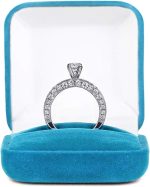 VVS Diamond Wedding Band Ring with Antique Design Round Natural Diamond in 14K White/Yellow/Rose Gold Eternity Ring for Women | Natural Diamond Wedding Ring for Her | Bridal Ring (0.1 Ct, IJ-SI) - Image 4